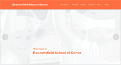 Desktop Screenshot of beaconsfieldschoolofdance.co.uk